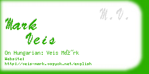 mark veis business card